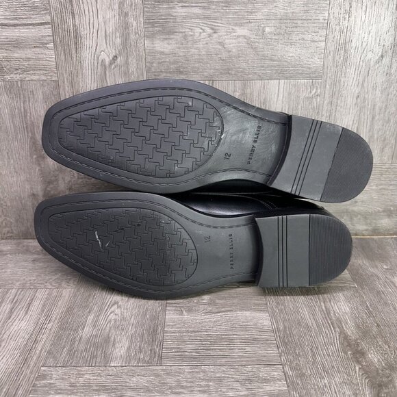 Perry Ellis Men's size 10 Black Dress Shoes - Picture 5 of 6